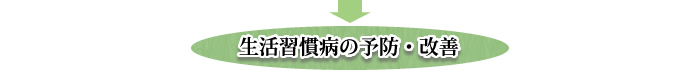 生活習慣病の予防・改善