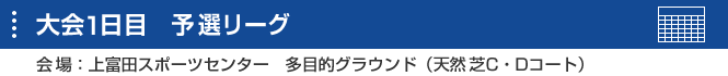 大会1日目　予選リーグ