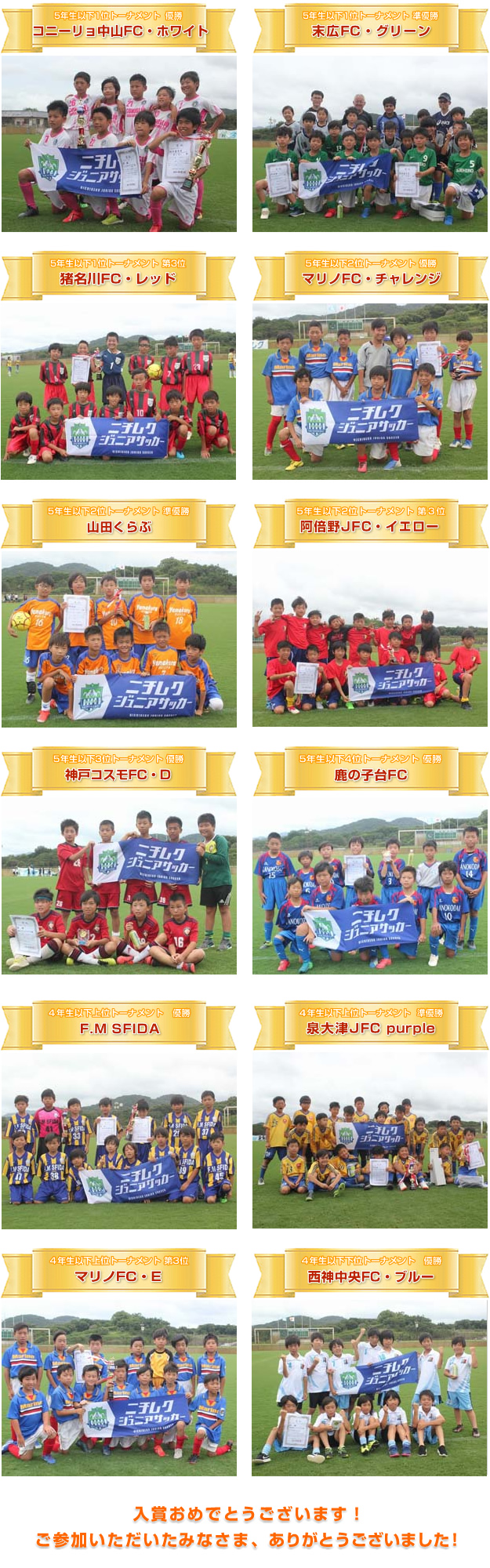 少年 ジュニアサッカー大会 交流会情報ならこちら ニチレクジュニアサッカー